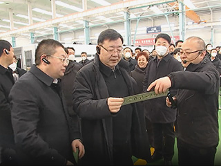 泰安市重點項目“集中觀摩大比拼”活動走進立為激光年產1.5萬臺激光數控機床生產基地項目，實地了解企業開工復產及項目推進情況