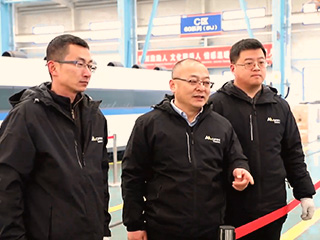 泰安市重點項目“集中觀摩大比拼”活動走進立為激光年產1.5萬臺激光數控機床生產基地項目，實地了解企業開工復產及項目推進情況